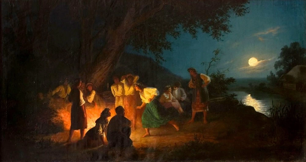 Henryk Siemiradzki - Notte alla vigilia di Ivan Kupala, Galleria Nazionale di Leopoli